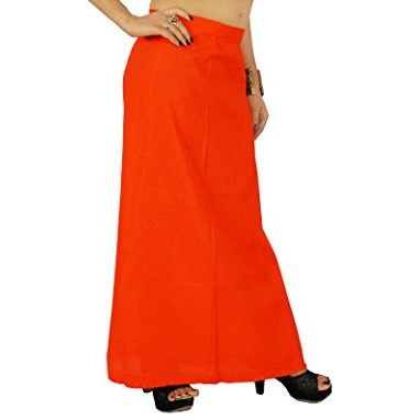 Solid Bollywood Cotton Inskirt Stitched Indian Petticoat Lining For Sari