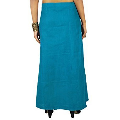 Solid Bollywood Cotton Inskirt Stitched Indian Petticoat Lining For Sari