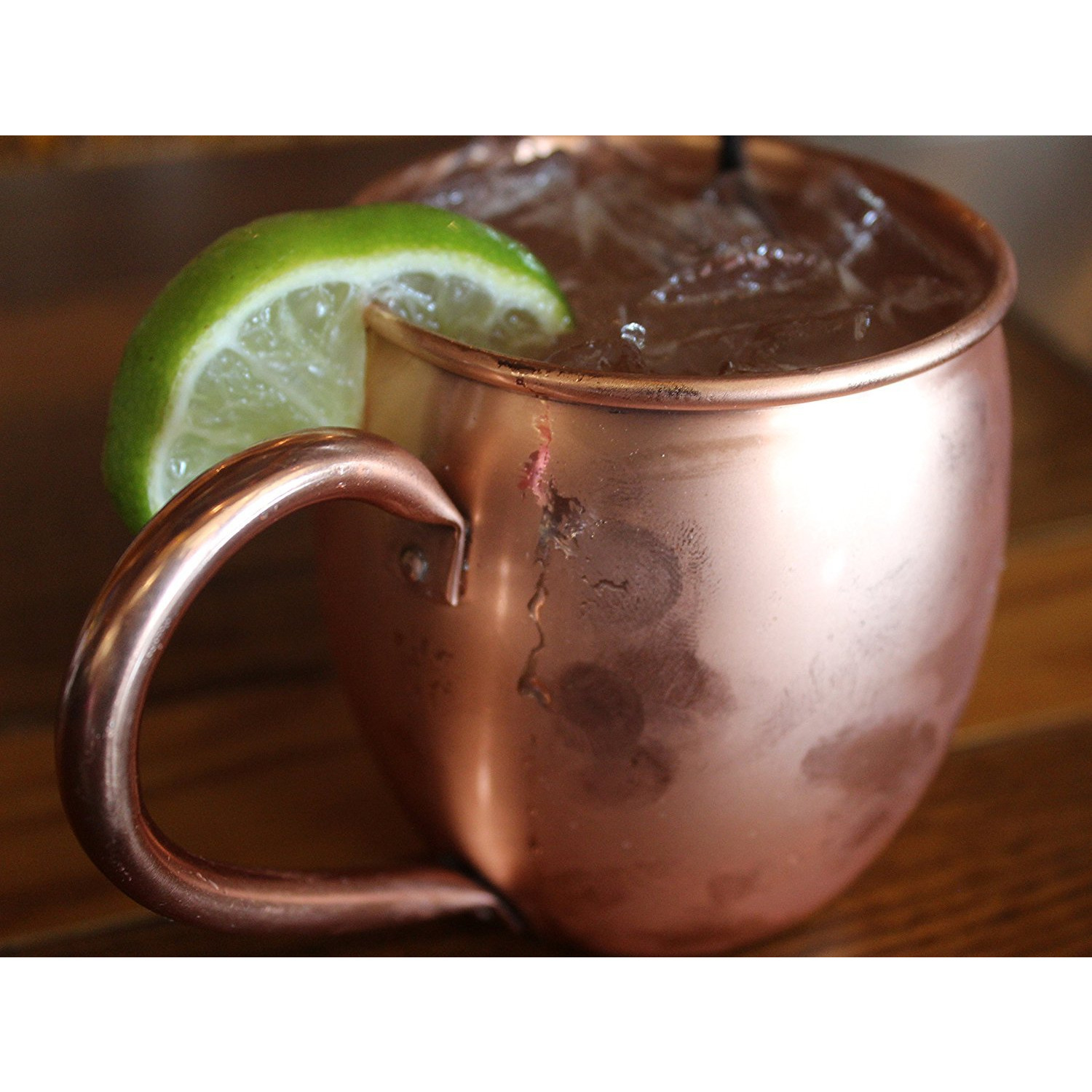 Winmaarc 100% Pure Copper Solid Copper Moscow Mule Mug 16 OZ