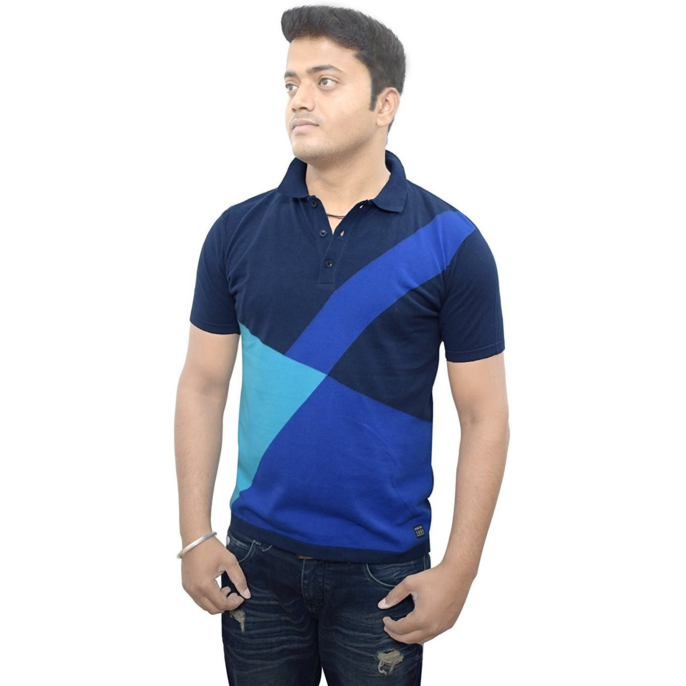 Winmaarc New Designer Cotton Multi Color Collar Polo T Shirt