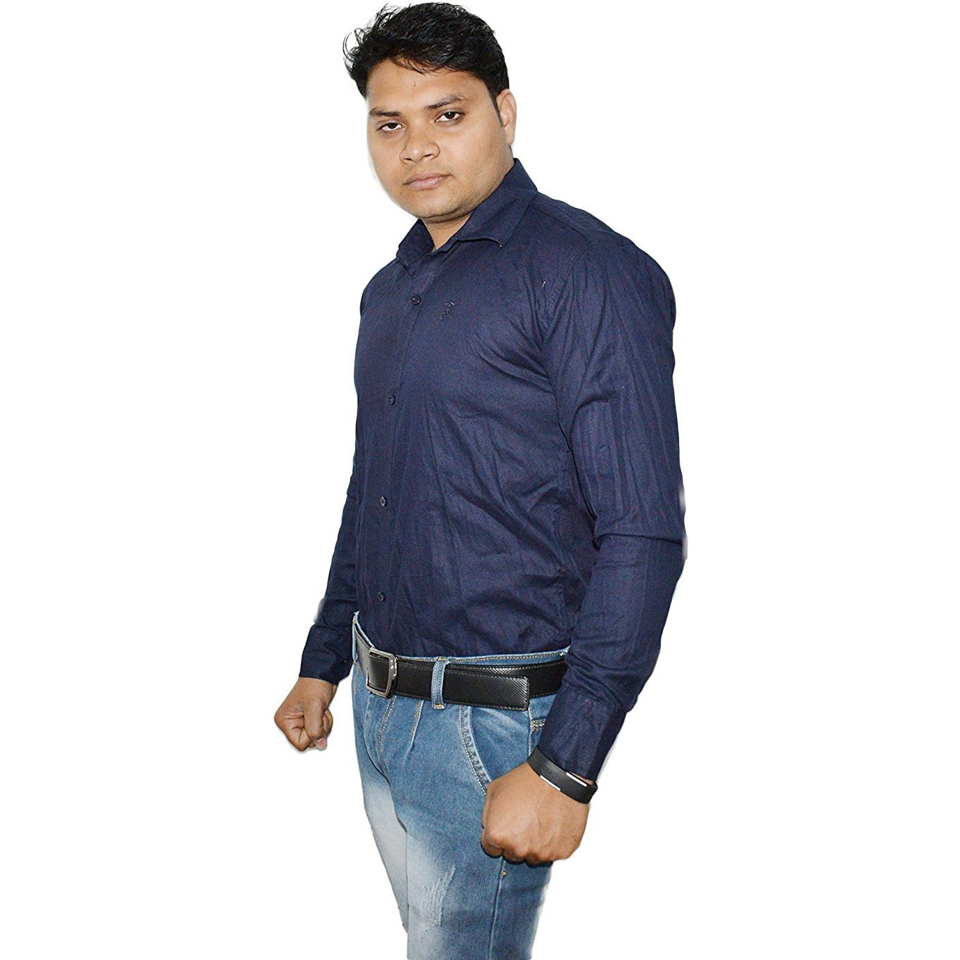 Winmaarc New Designer Regular Fit Solid Men's Cotton Shirt