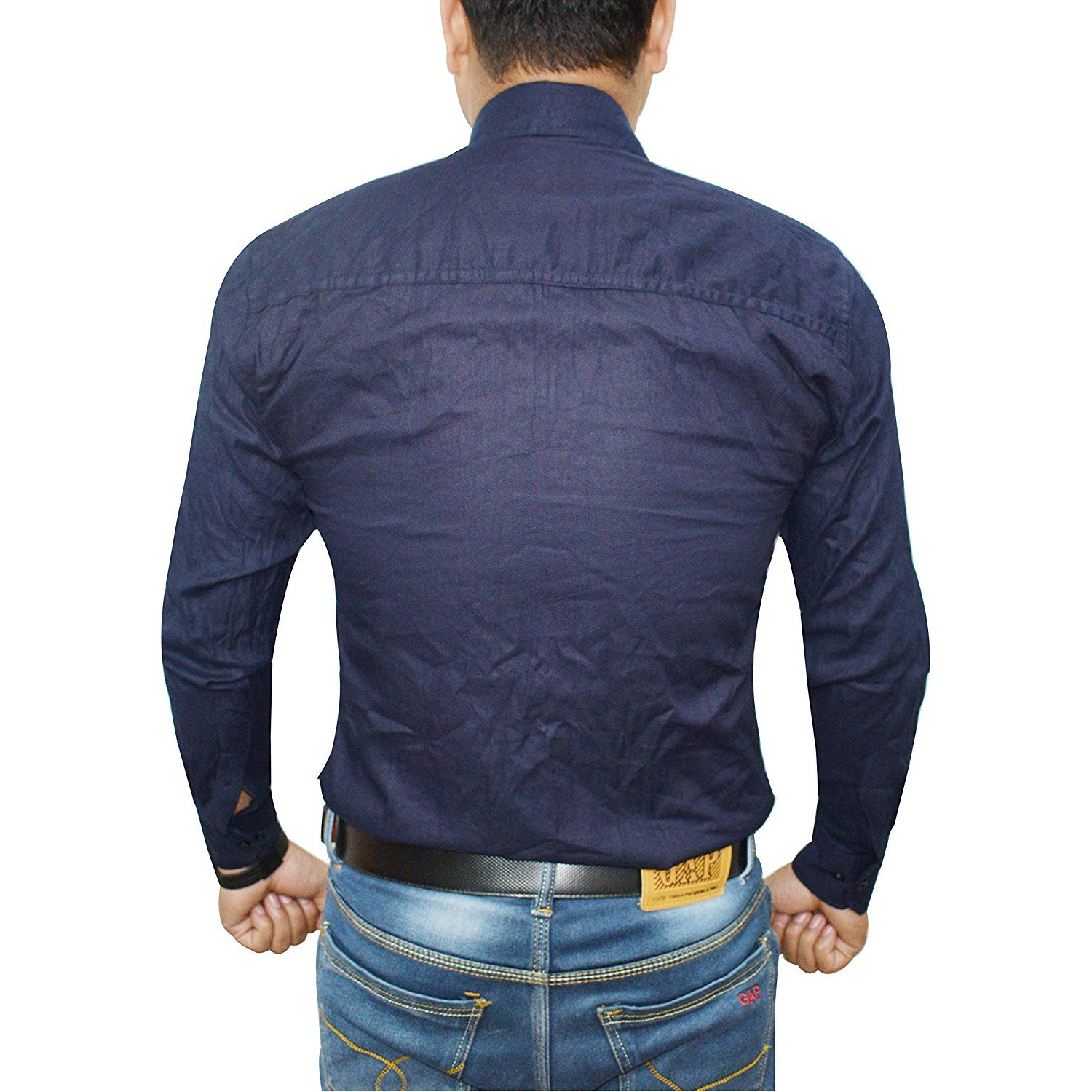 Winmaarc New Designer Regular Fit Solid Men's Cotton Shirt
