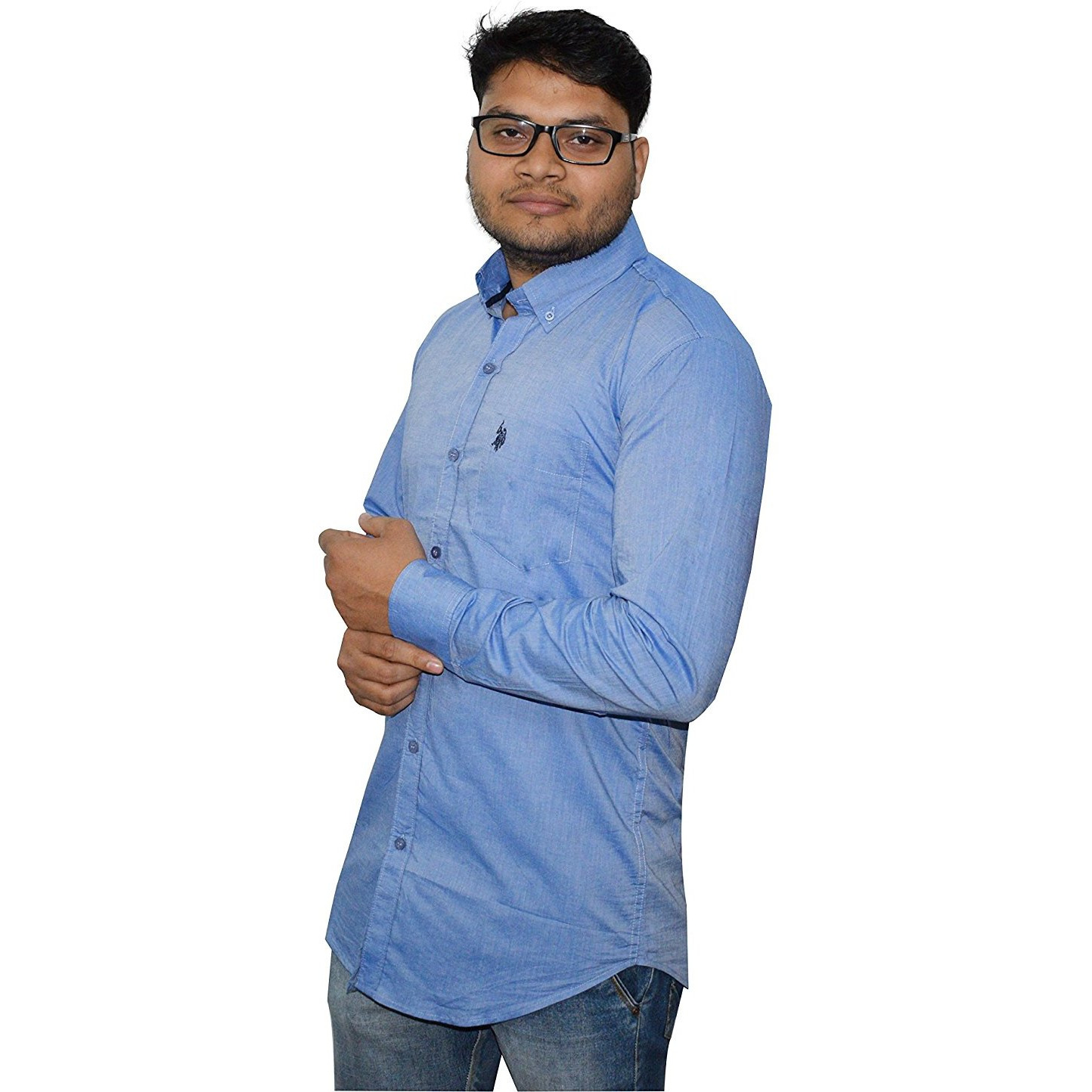 Winmaarc New Designer Regular Fit Solid Men's Cotton Shirt
