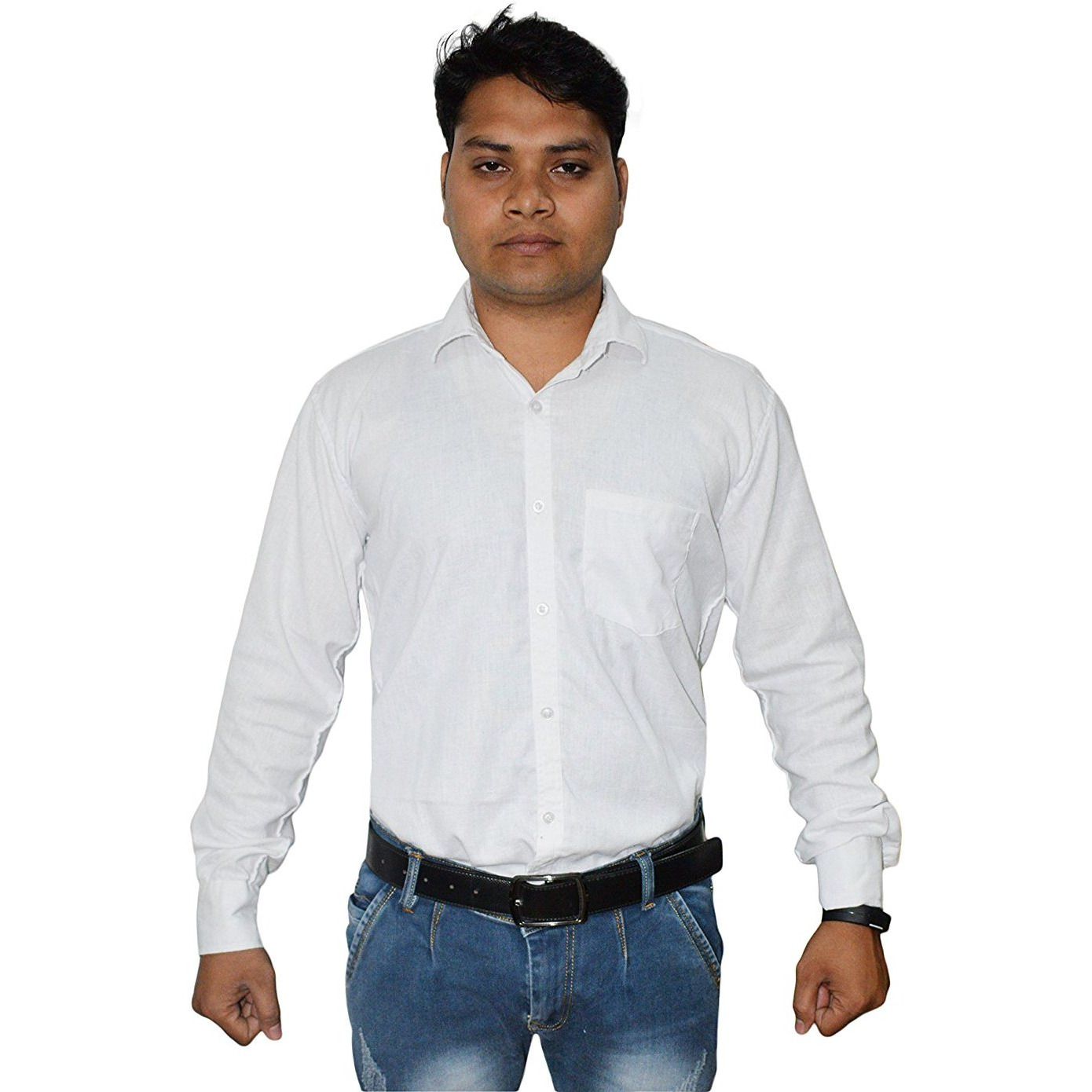 Winmaarc New Designer Regular Fit Solid Men's Cotton Shirt