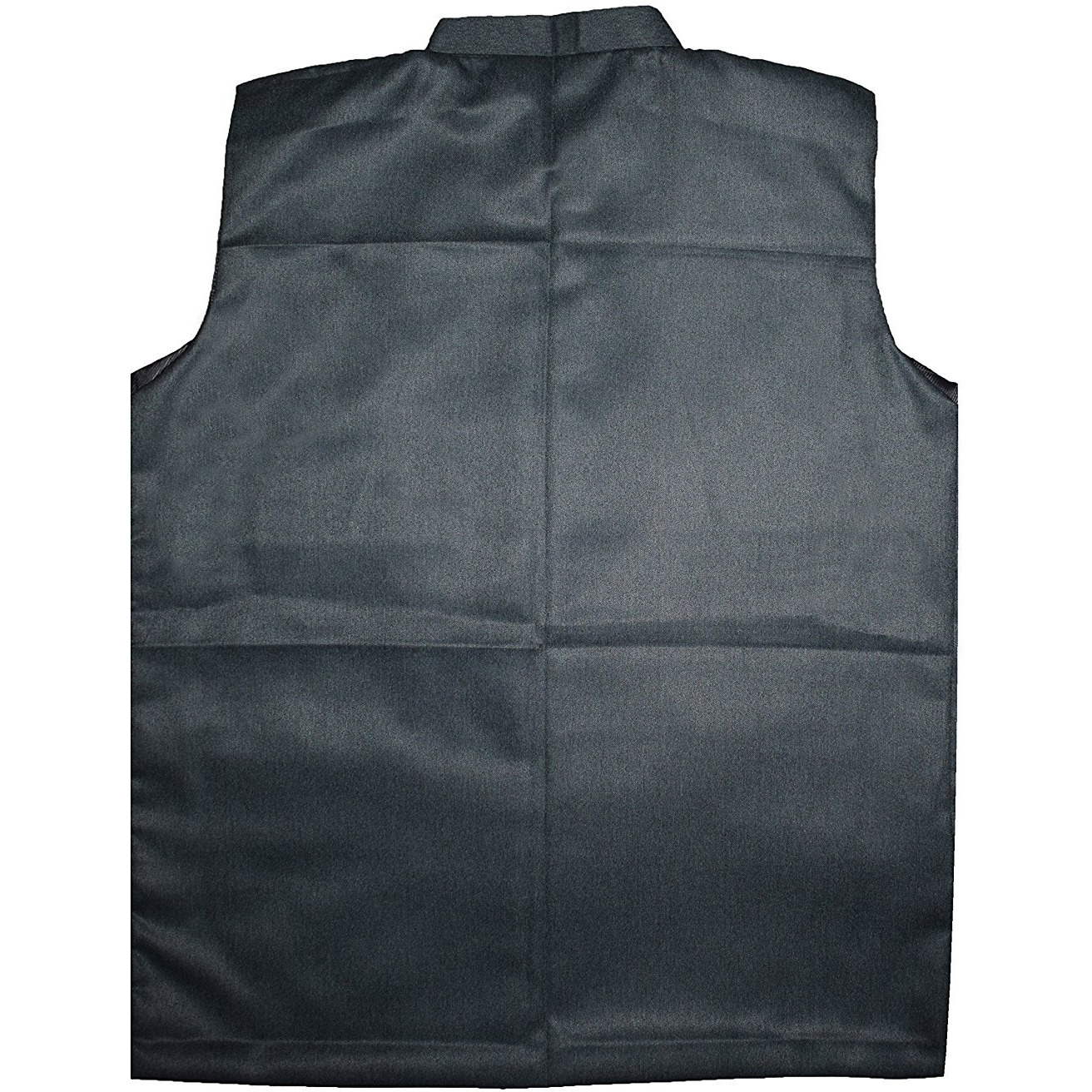 Grey Color Men's Cotton Blend Jacket Festive Nehru Jacket Waistcoat