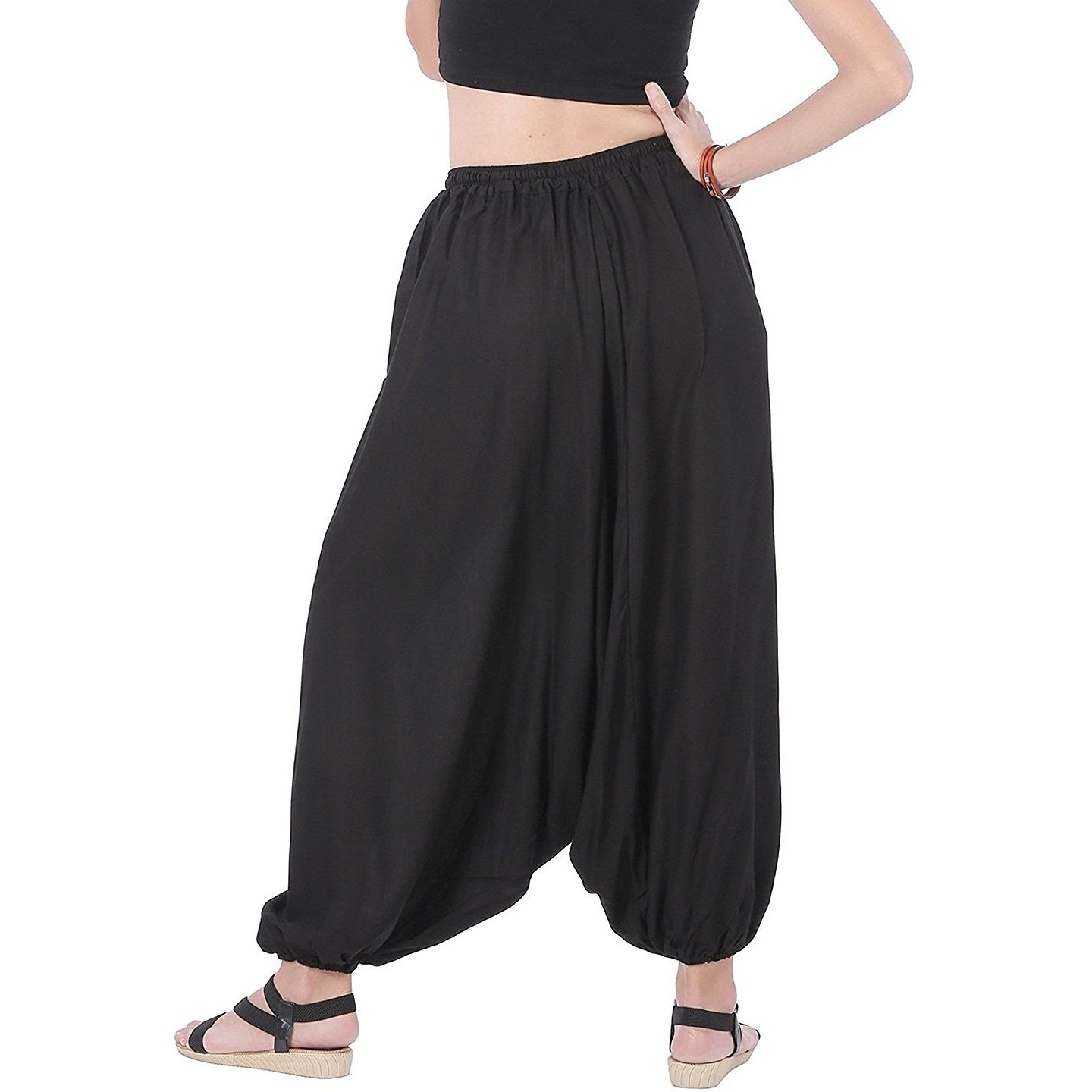 Winmaarc Men Women Rayon Baggy Yoga Harem Pants Plus Size