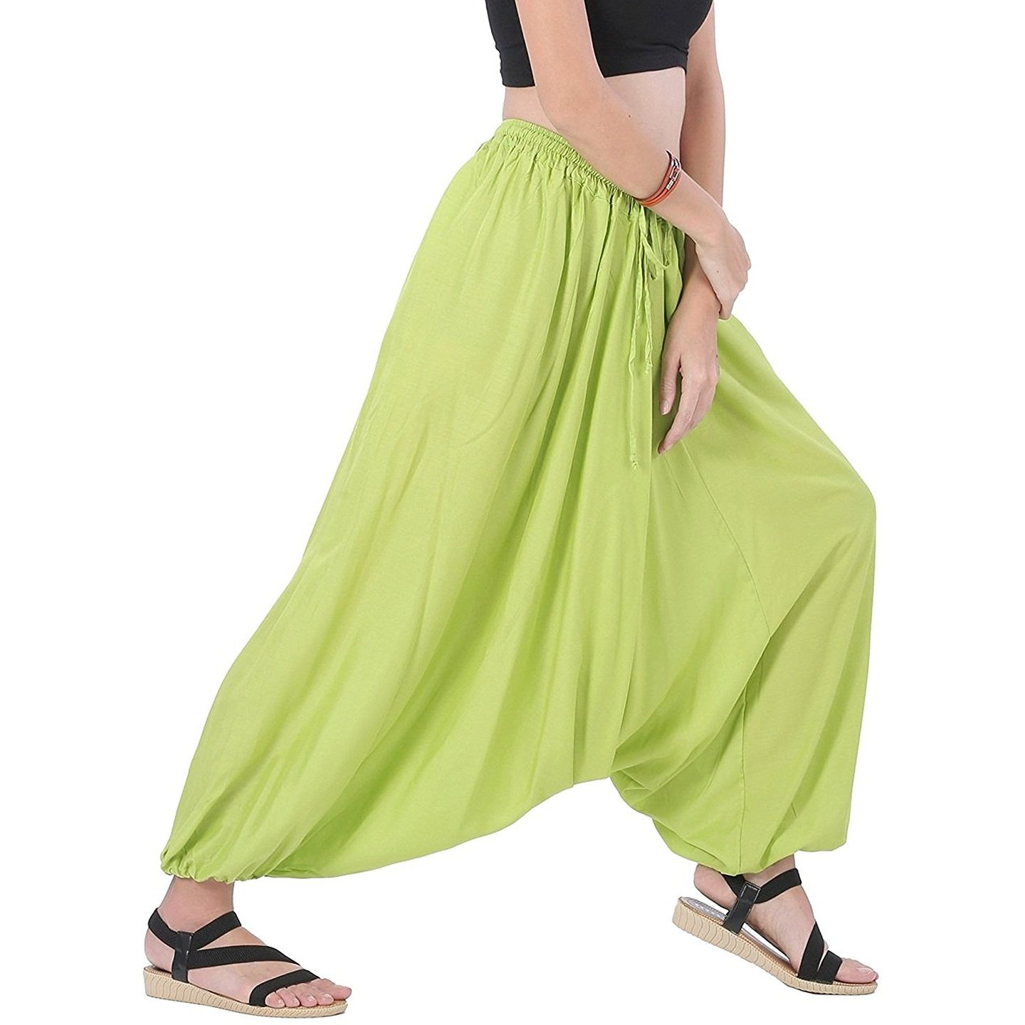 Winmaarc Men Women Rayon Baggy Yoga Harem Pants Plus Size
