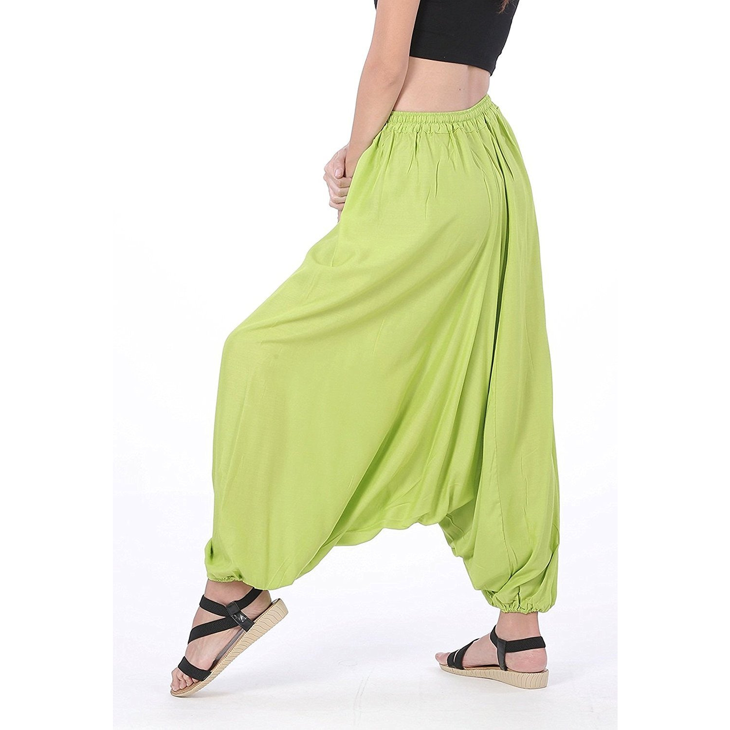 Winmaarc Men Women Rayon Baggy Yoga Harem Pants Plus Size