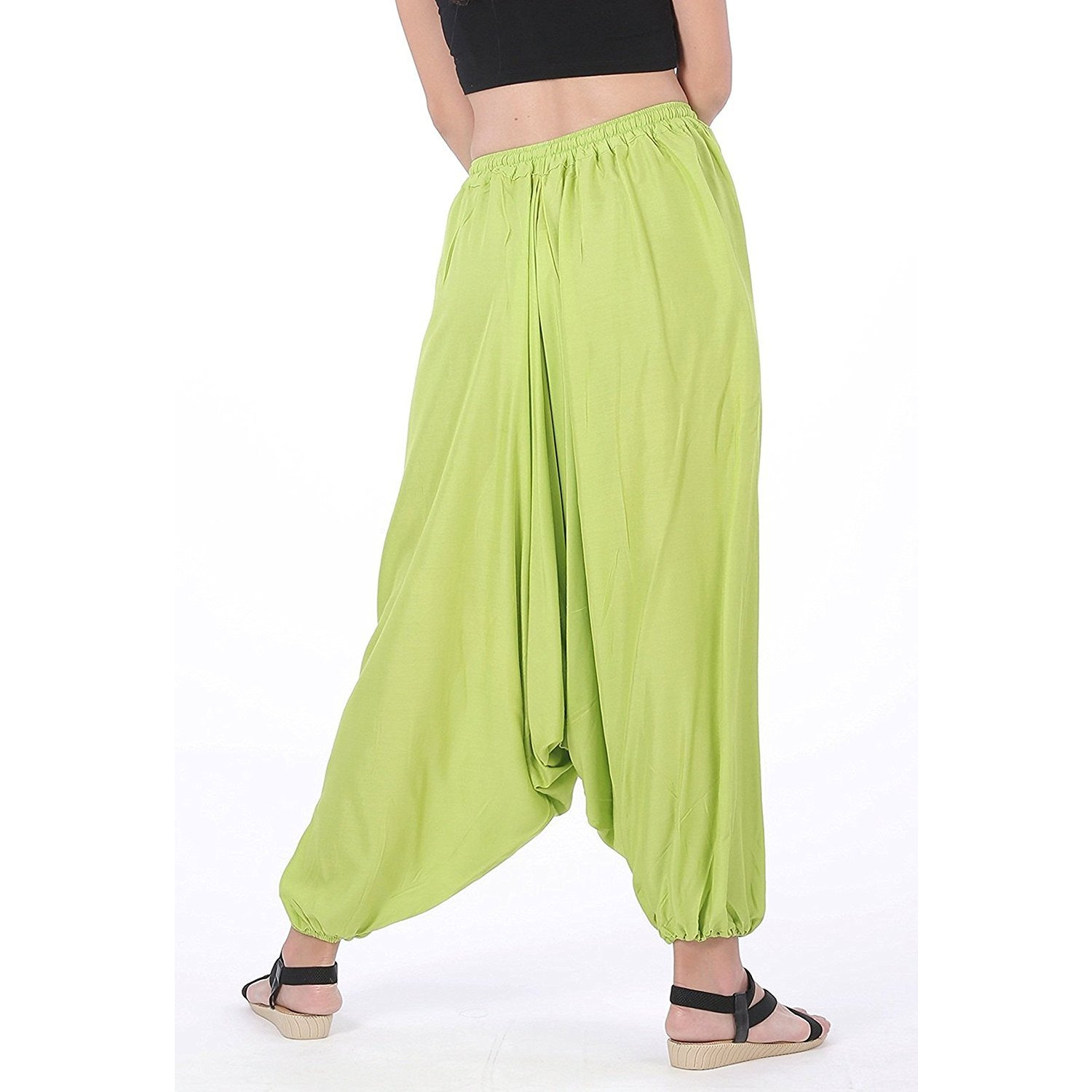 Winmaarc Men Women Rayon Baggy Yoga Harem Pants Plus Size