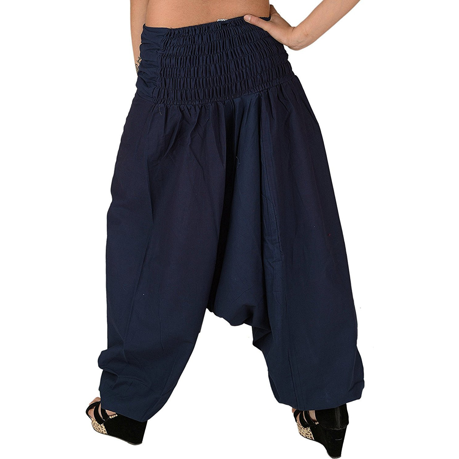 Winmaarc Pure Cotton Harem Indian Trouser Yoga Aladdin Harem Pants