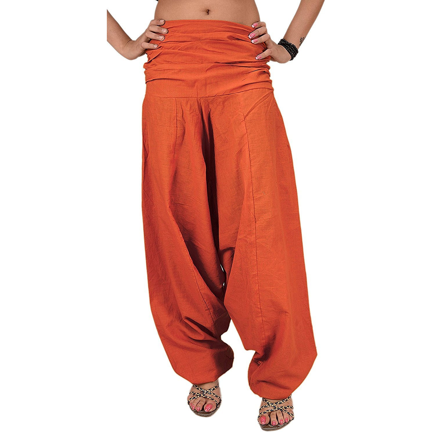 Winmaarc Pure Cotton Harem Indian Trouser Yoga Aladdin Harem Pants