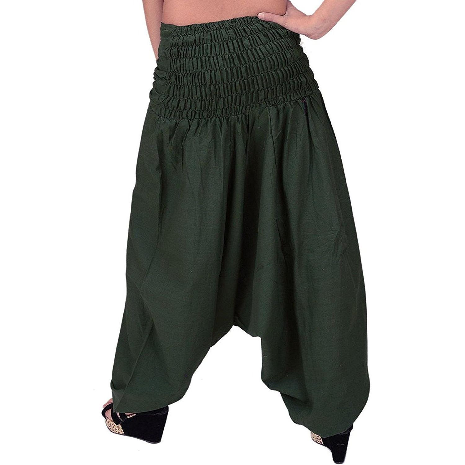 Winmaarc Pure Cotton Harem Indian Trouser Yoga Aladdin Harem Pants