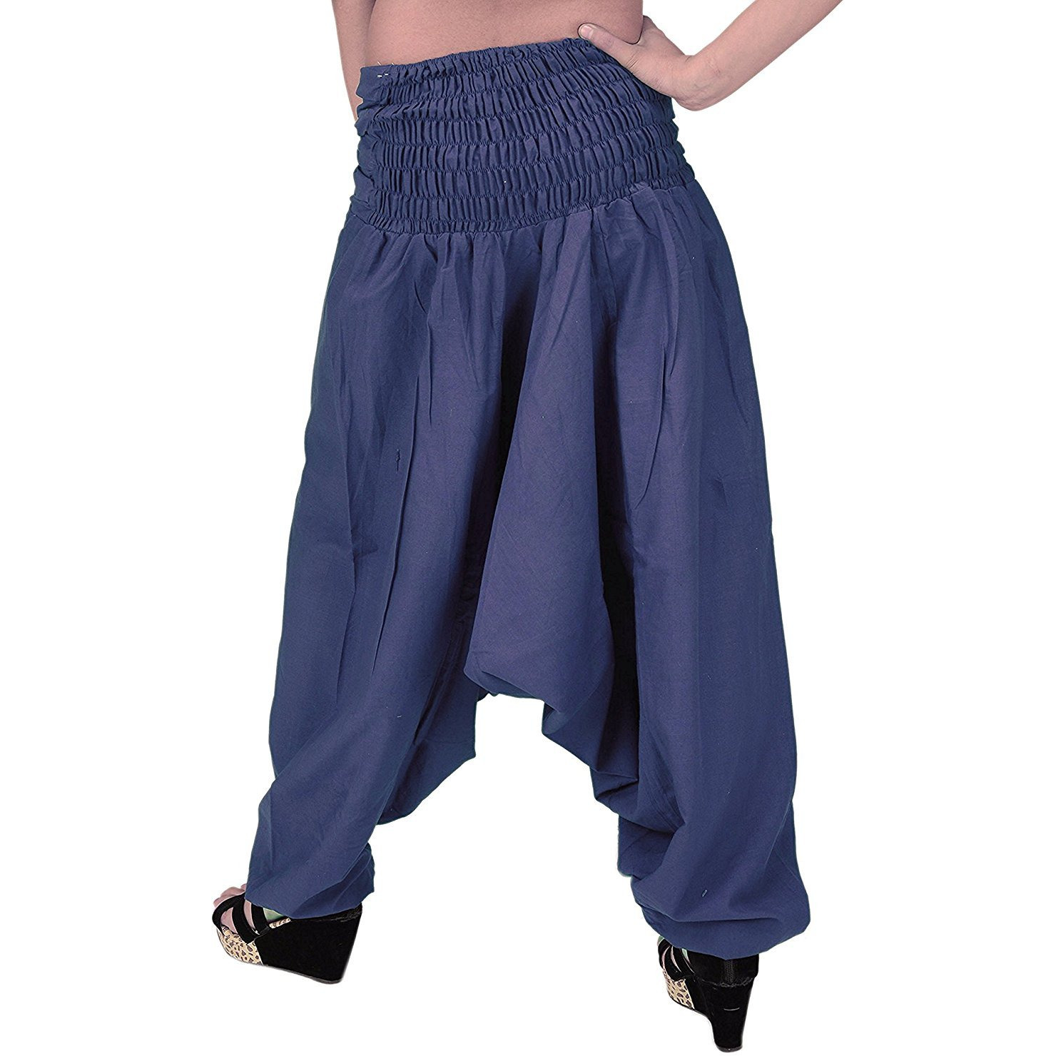 Winmaarc Pure Cotton Harem Indian Trouser Yoga Aladdin Harem Pants