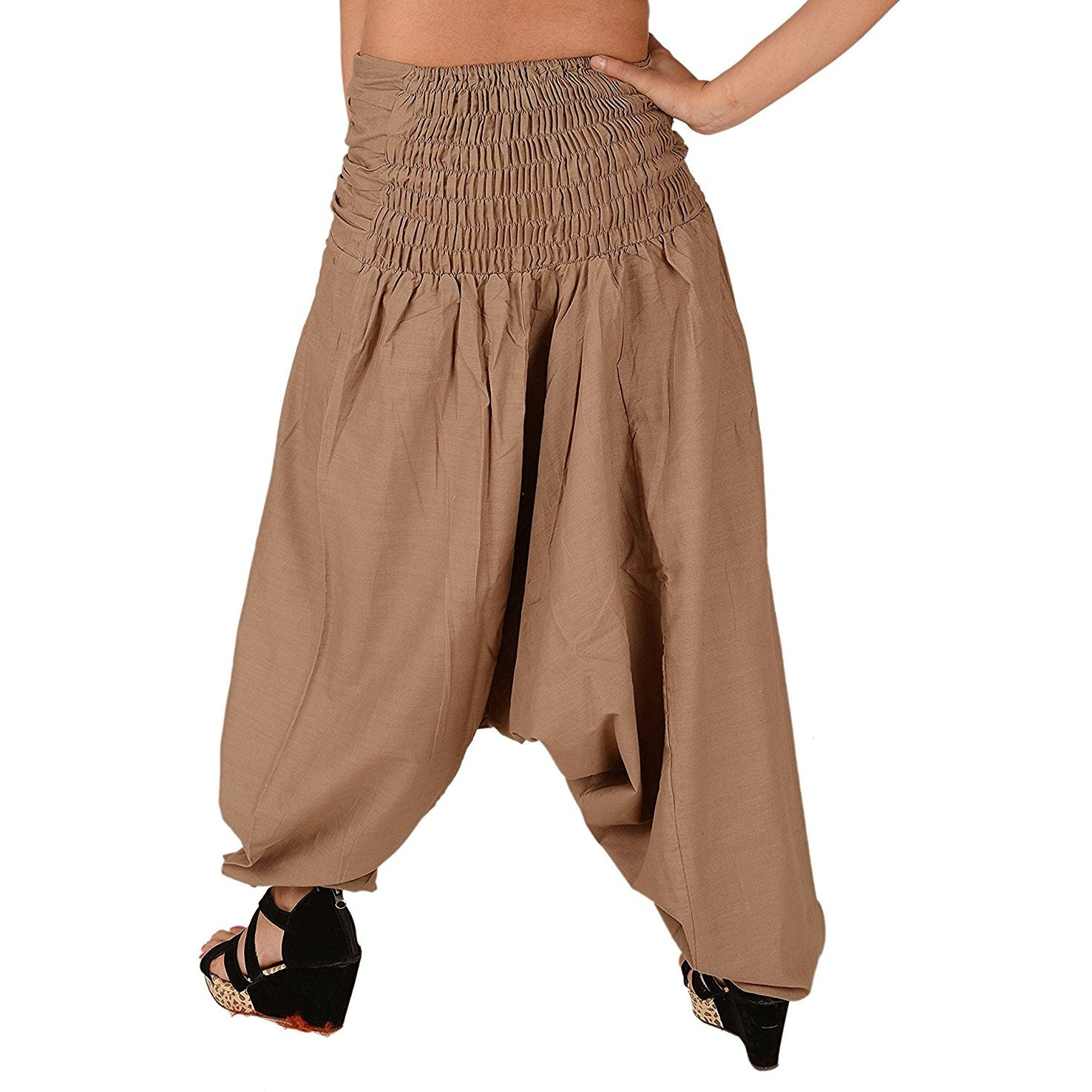 Winmaarc Pure Cotton Harem Indian Trouser Yoga Aladdin Harem Pants