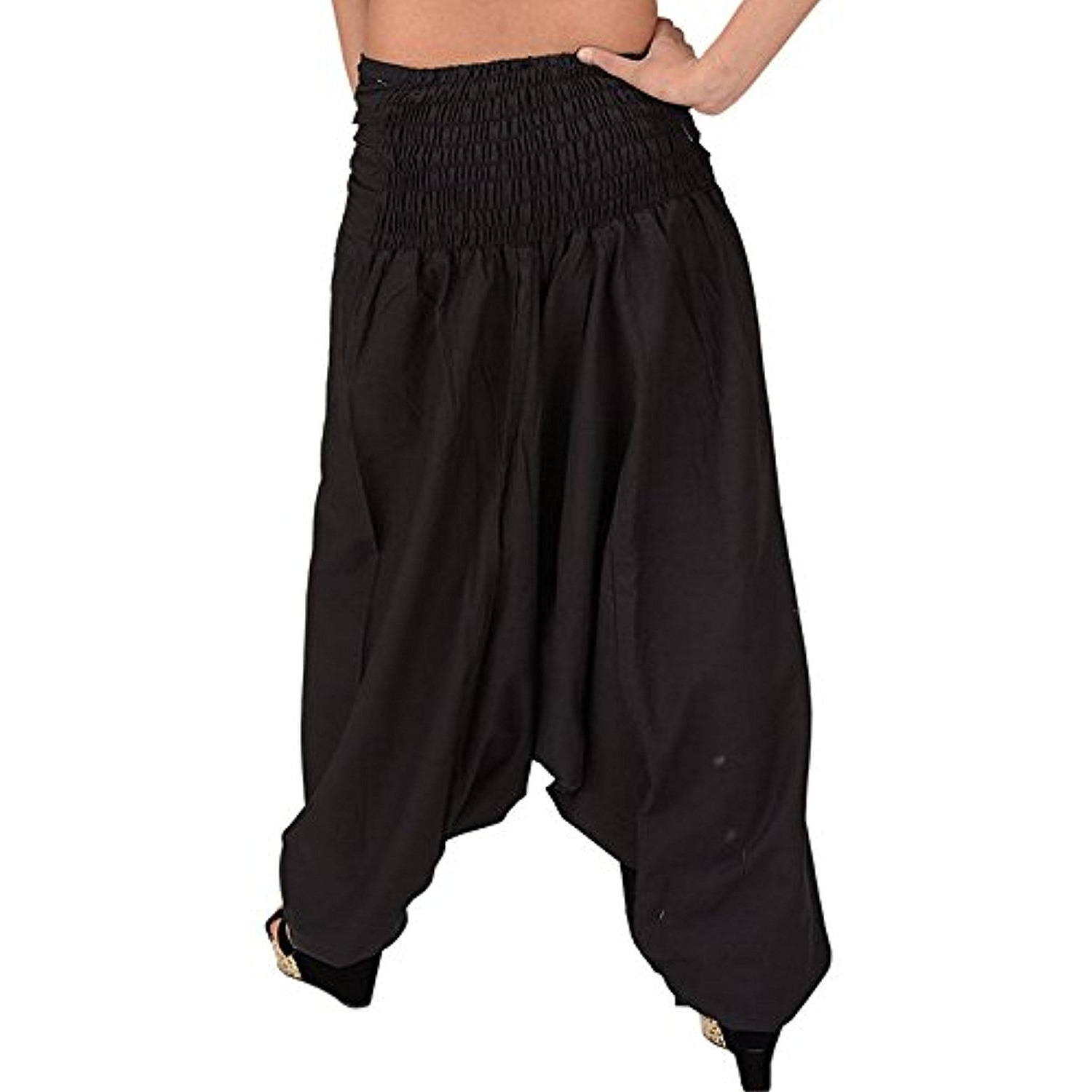 Winmaarc Pure Cotton Harem Indian Trouser Yoga Aladdin Harem Pants