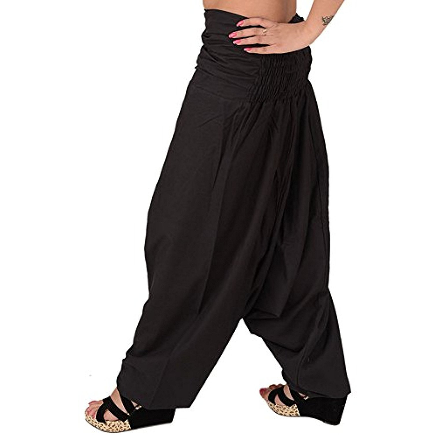 Winmaarc Pure Cotton Harem Indian Trouser Yoga Aladdin Harem Pants