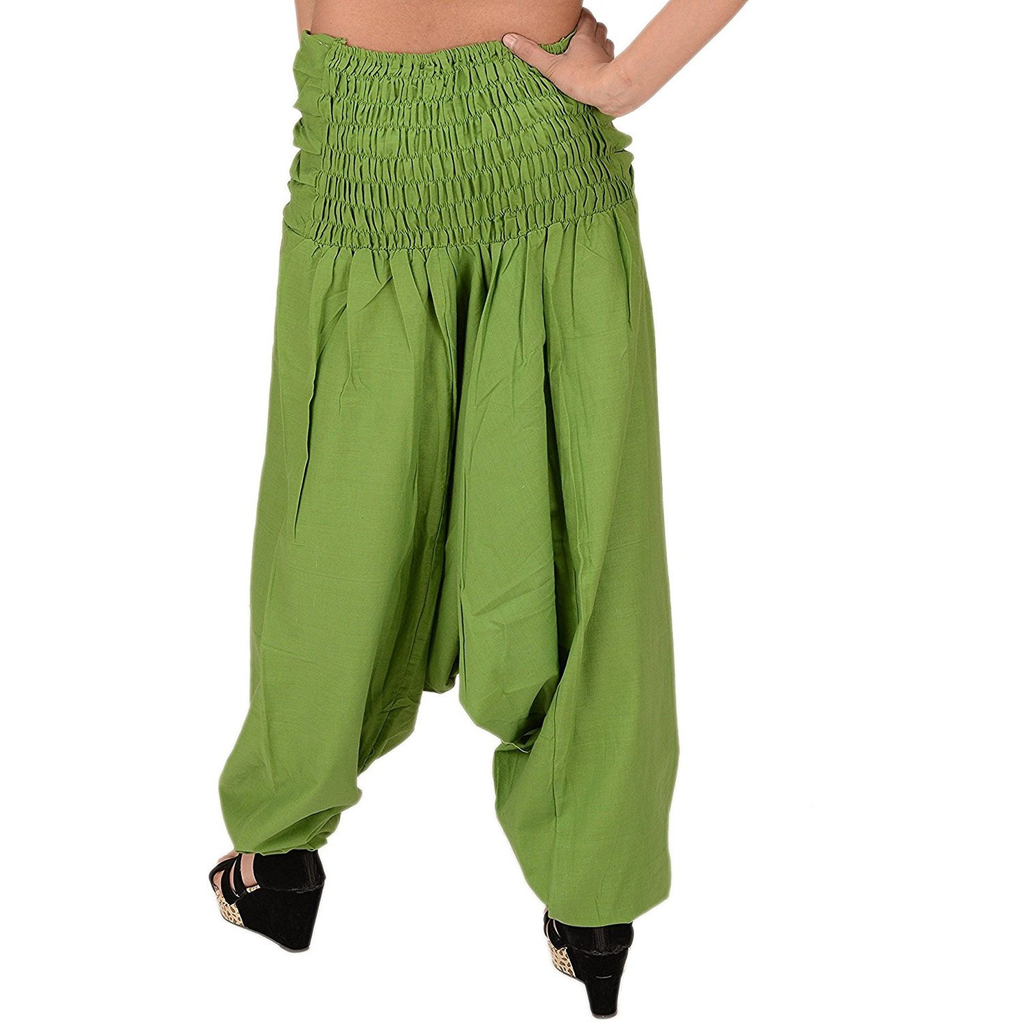 Winmaarc Pure Cotton Harem Indian Trouser Yoga Aladdin Harem Pants