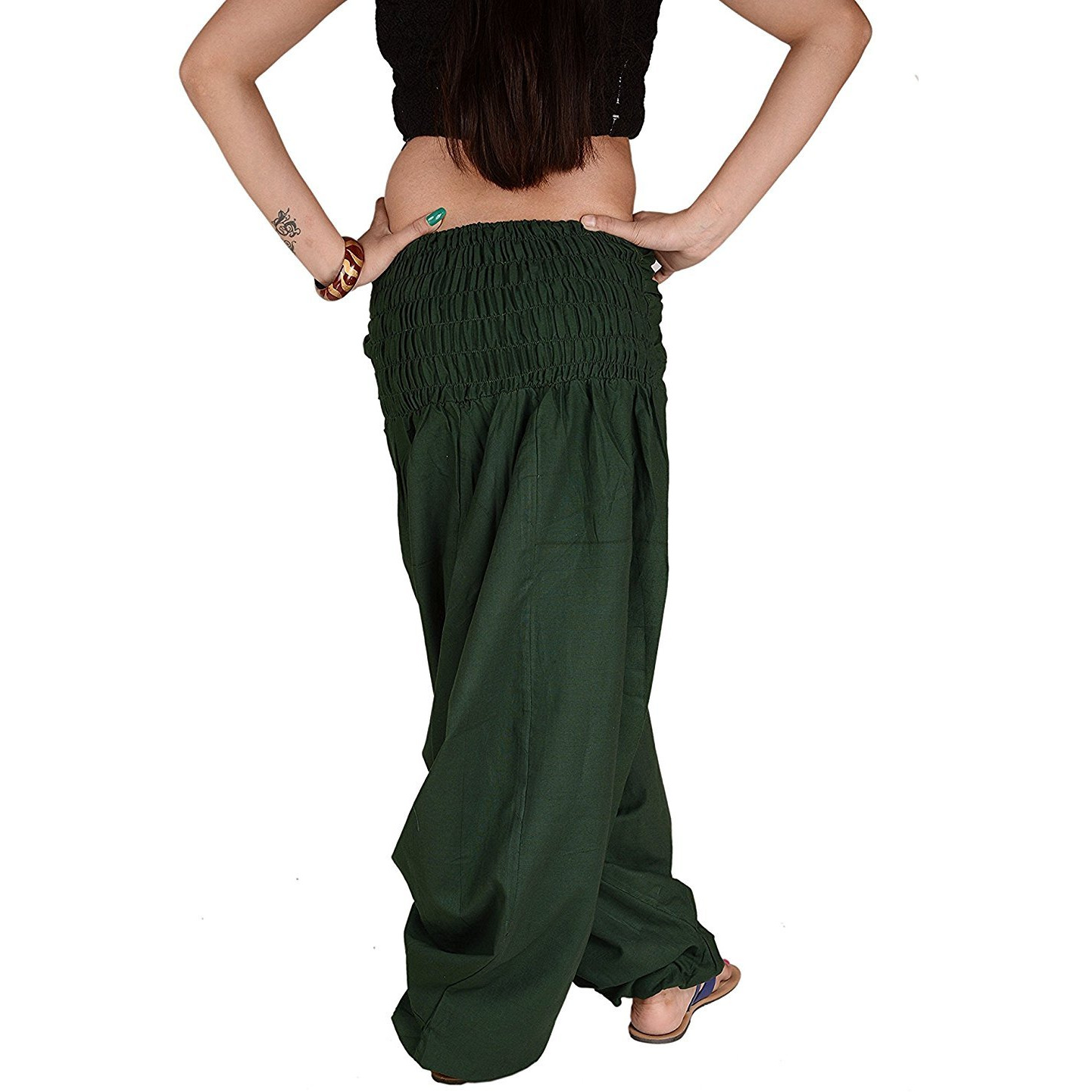 Winmaarc Pure Cotton Harem Indian Trouser Yoga Aladdin Harem Pants