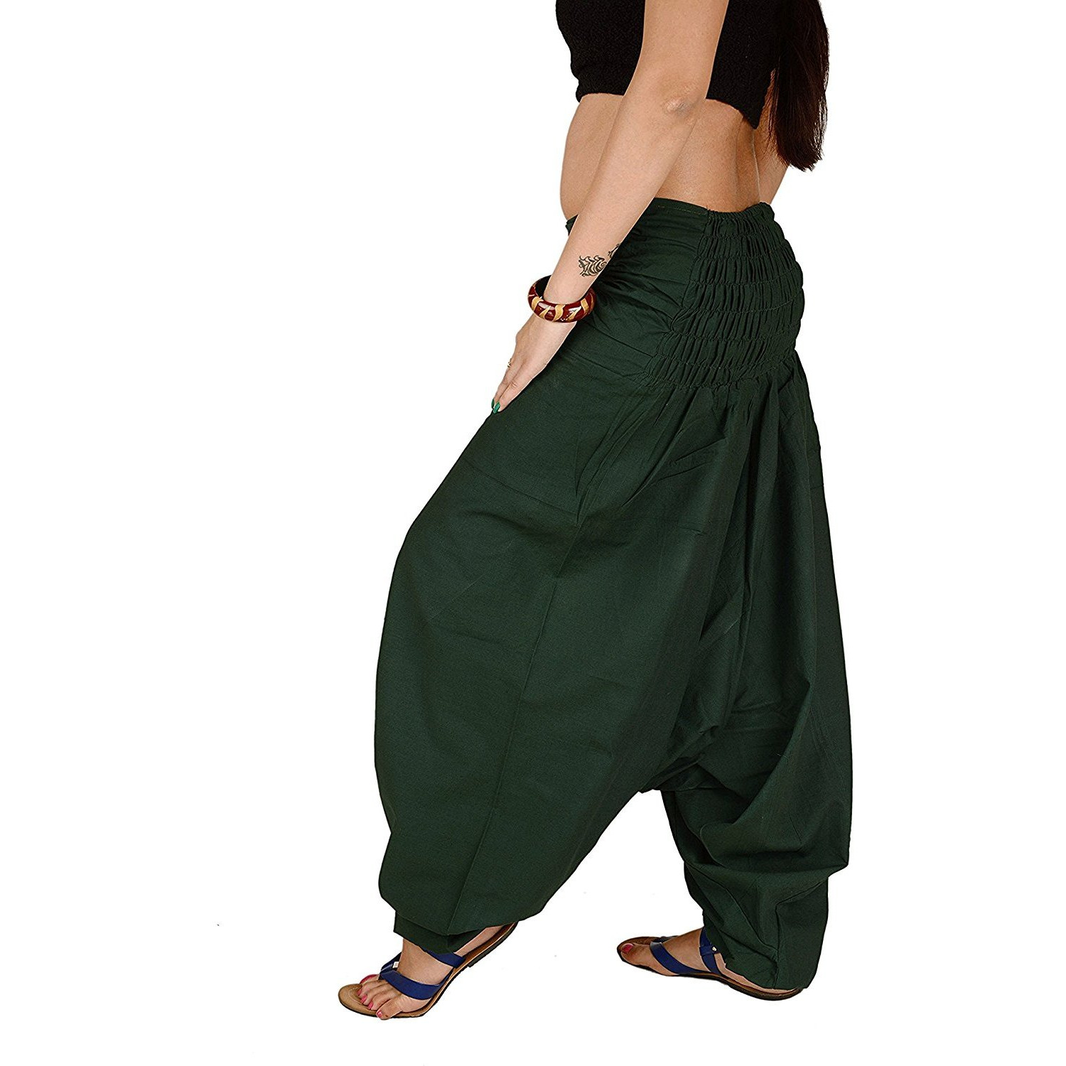 Winmaarc Pure Cotton Harem Indian Trouser Yoga Aladdin Harem Pants