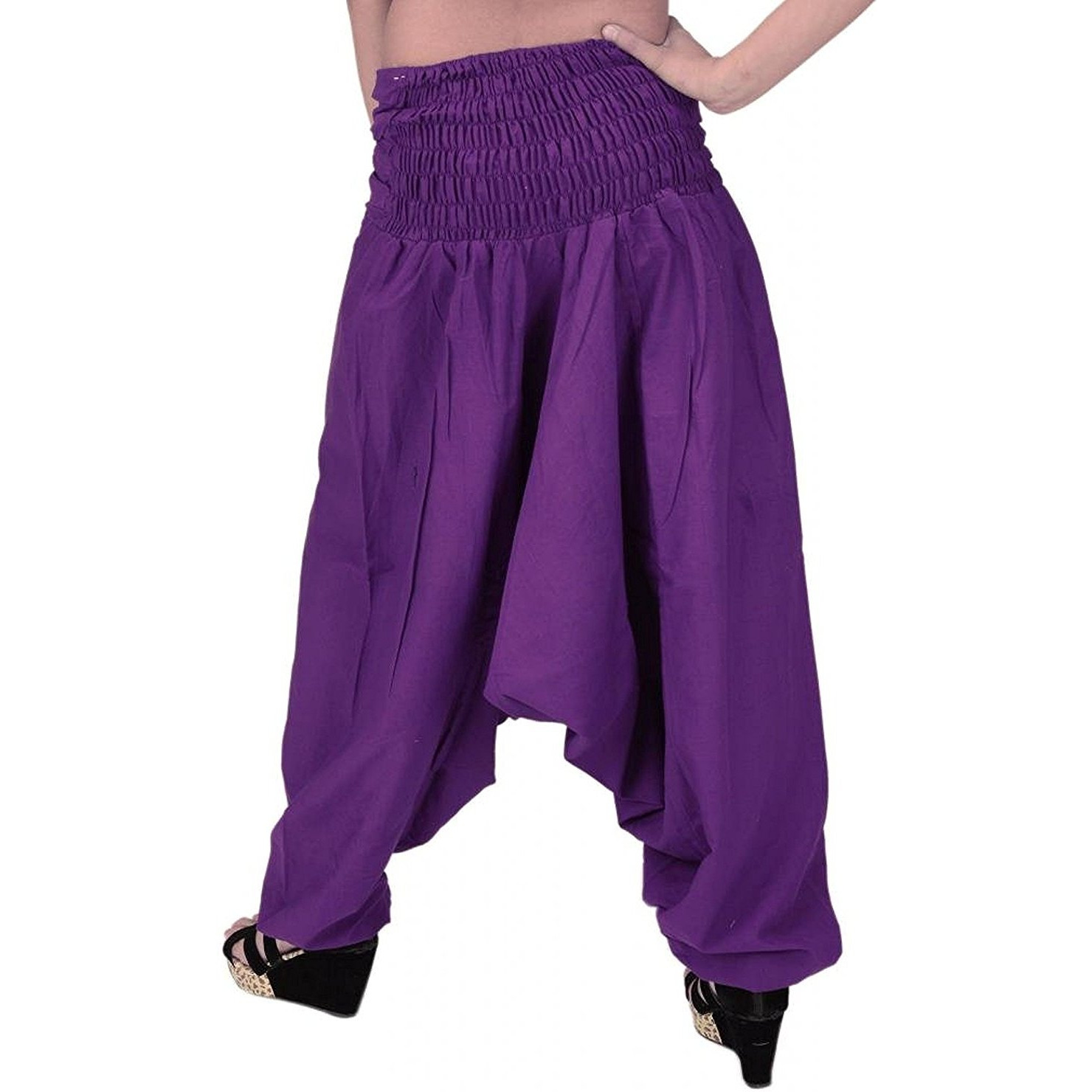 Winmaarc Pure Cotton Harem Indian Trouser Yoga Aladdin Harem Pants