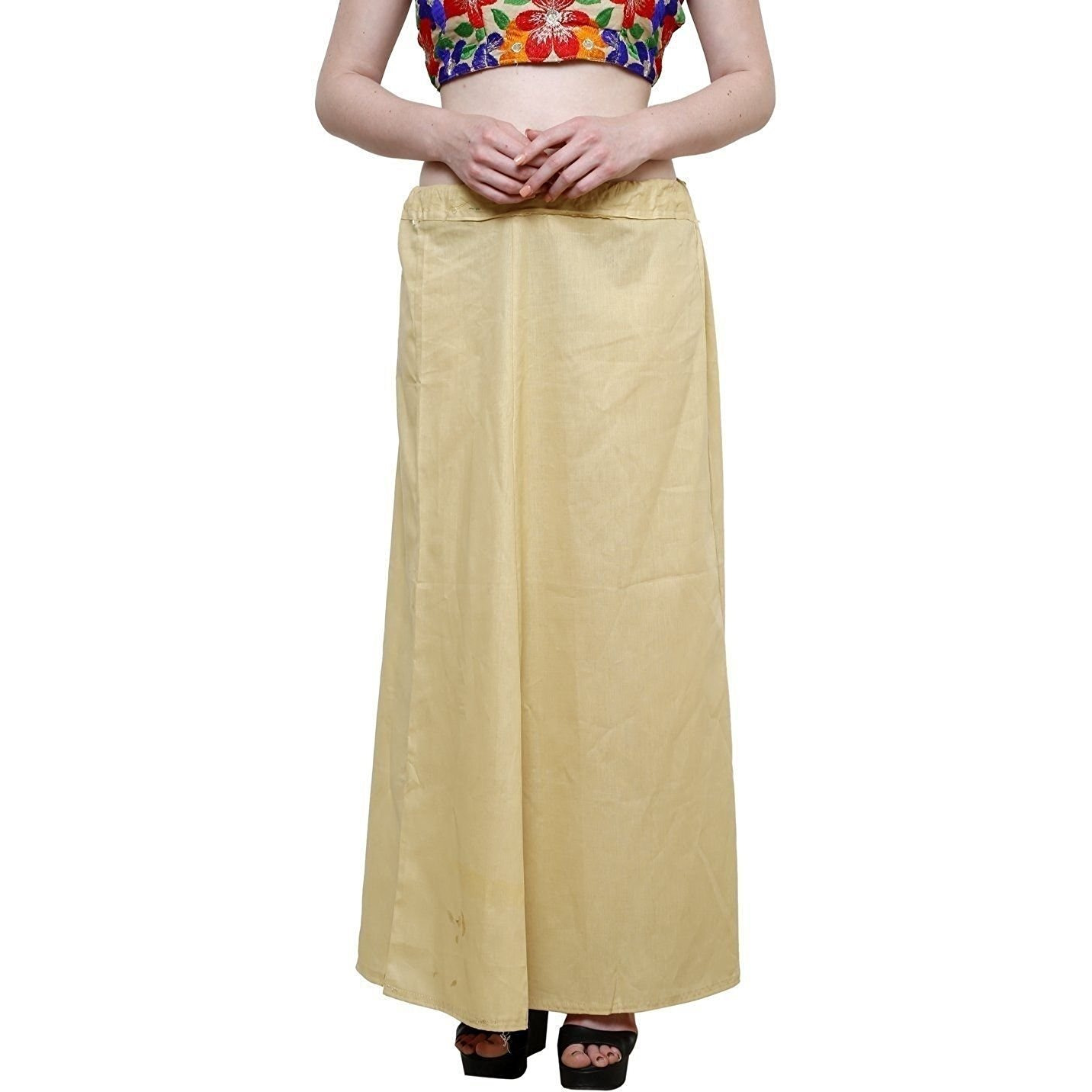Winmaarc Cotton Saree Petticoat Underskirt Bollywood Indian Lining For Sari