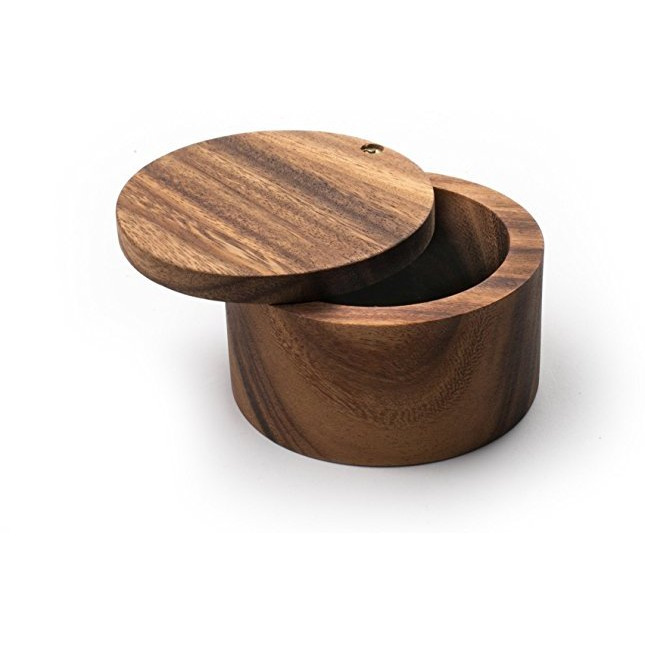 Winmaarc Appalachian Salt Cellar, Steam Which Wood Spice Storage