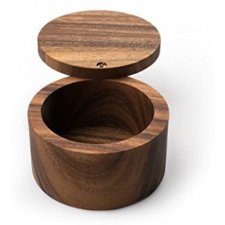 Winmaarc Appalachian Salt Cellar, Steam Which Wood Spice Storage