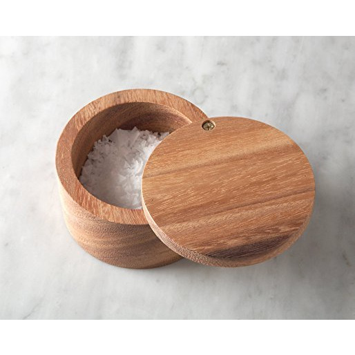 Winmaarc Appalachian Salt Cellar, Steam Which Wood Spice Storage