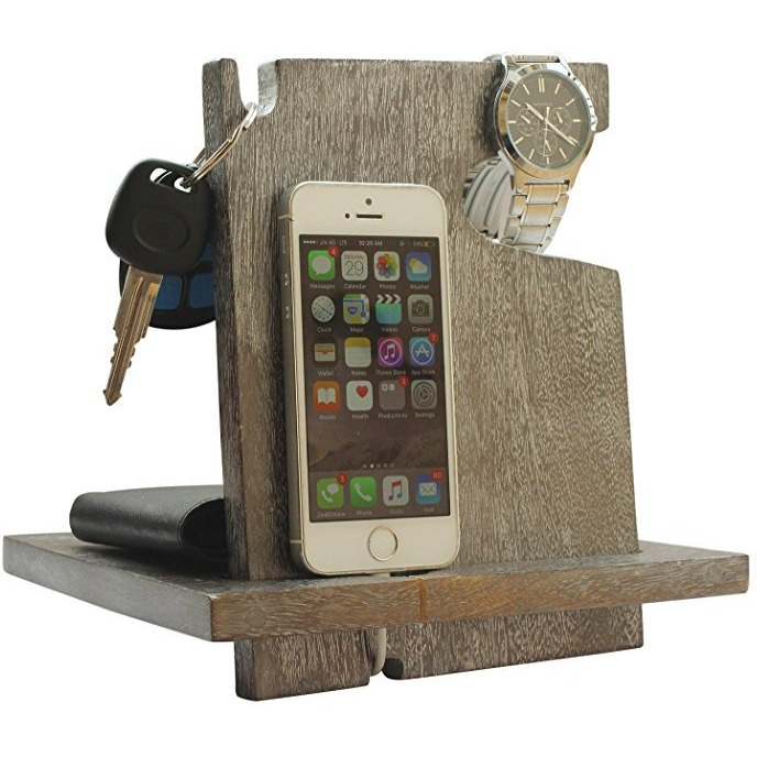 Winmaarc Wooden Docking Station, For Daily Use Gifts for Couple , Funny Fathers Day Gifts