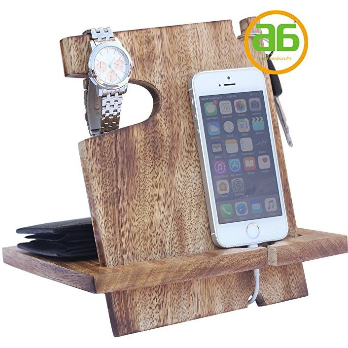 Winmaarc Wooden Docking Station, For Daily Use Gifts for Couple , Funny Fathers Day Gifts