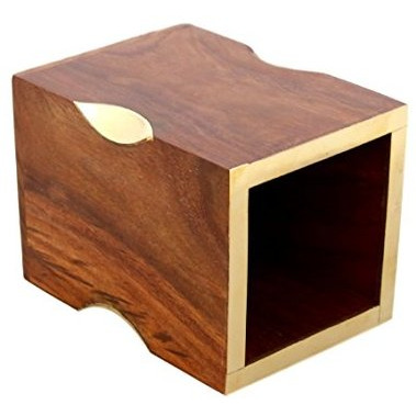 Winmaarc Handmade Wooden Pen Stand Pencil Holder Made In Sheesham Wood