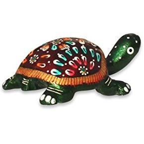 Winmaarc 3 Lucky Sea Turtle - Unique Metal Work Tortoise Figurine - Good Luck Charm and Feng Shui Item Decorations / Centerpiece / Home & Table Dcor