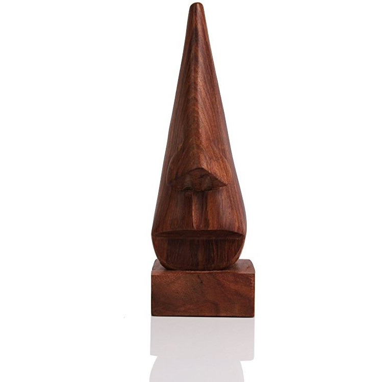 Winmaarc Wooden Nose Shaped Spectacle Stand Eyeglass Holder Gifts