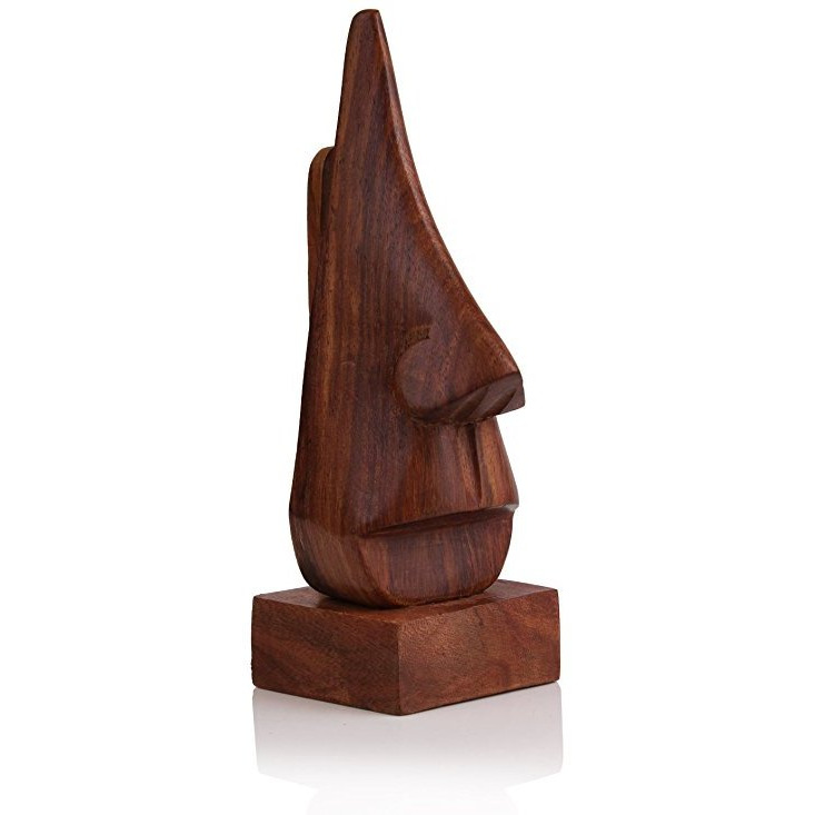 Winmaarc Wooden Nose Shaped Spectacle Stand Eyeglass Holder Gifts
