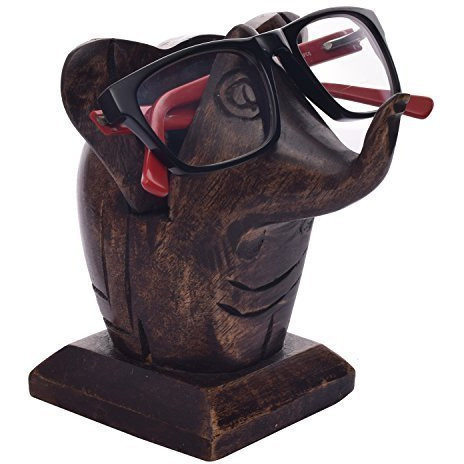 Handmade Eyeglass Holder, Batik Elephant Eyeglasses Stand