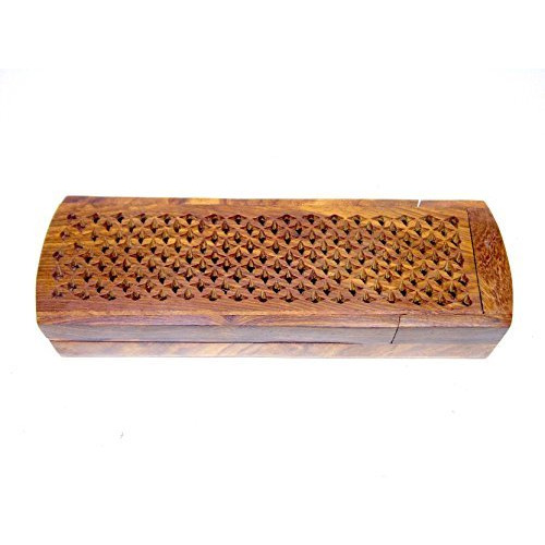 Winmaarc Wooden Handmade Designer Art Pencil Boxes Geometry Box