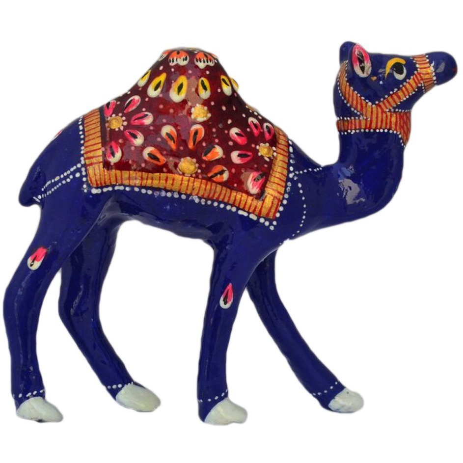 Winmaarc Lucky Camel Unique Metal Work Camel Figurine Good Luck Charm