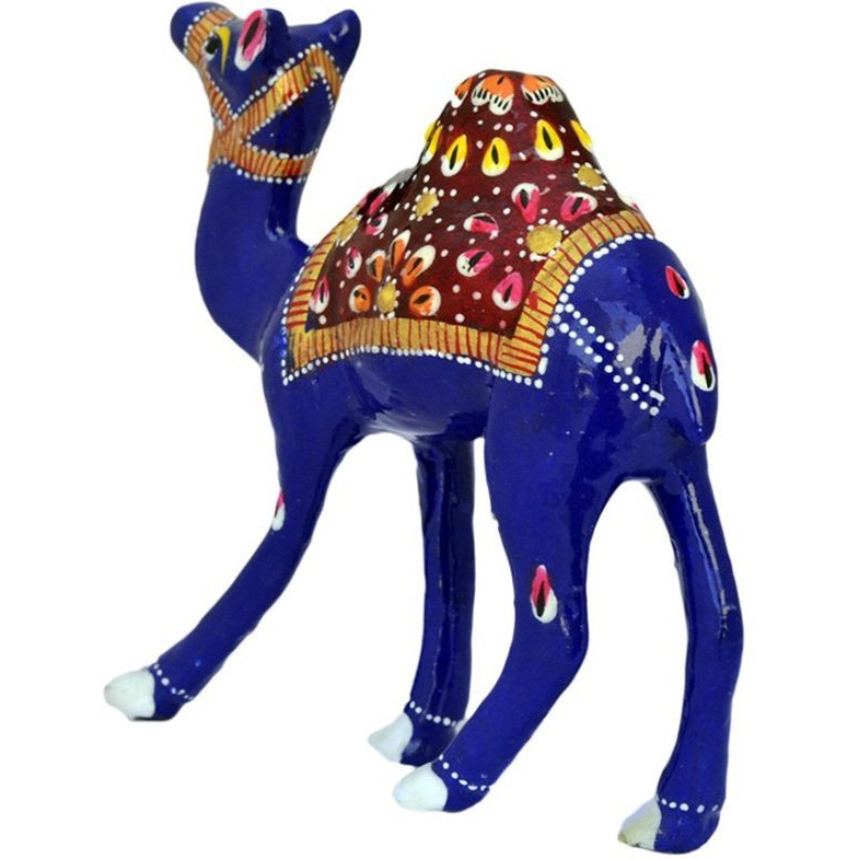 Winmaarc Lucky Camel Unique Metal Work Camel Figurine Good Luck Charm