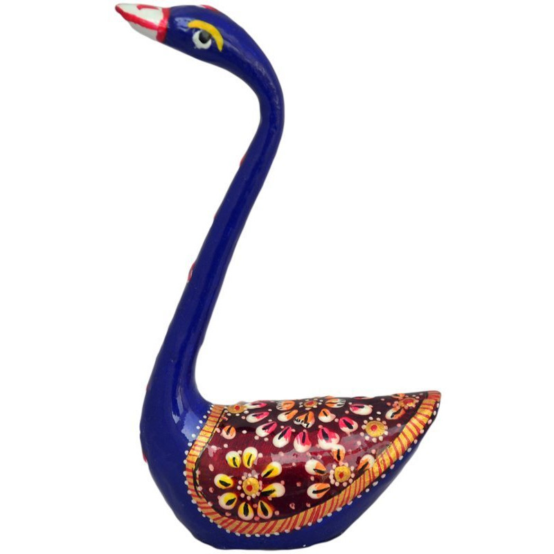 Winmaarc Lucky Sea Swan Unique Metal Work Swan Figurine Good Luck Charm