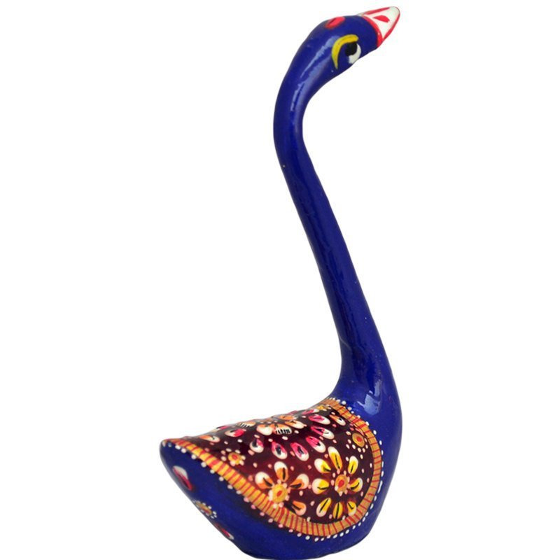 Winmaarc Lucky Sea Swan Unique Metal Work Swan Figurine Good Luck Charm