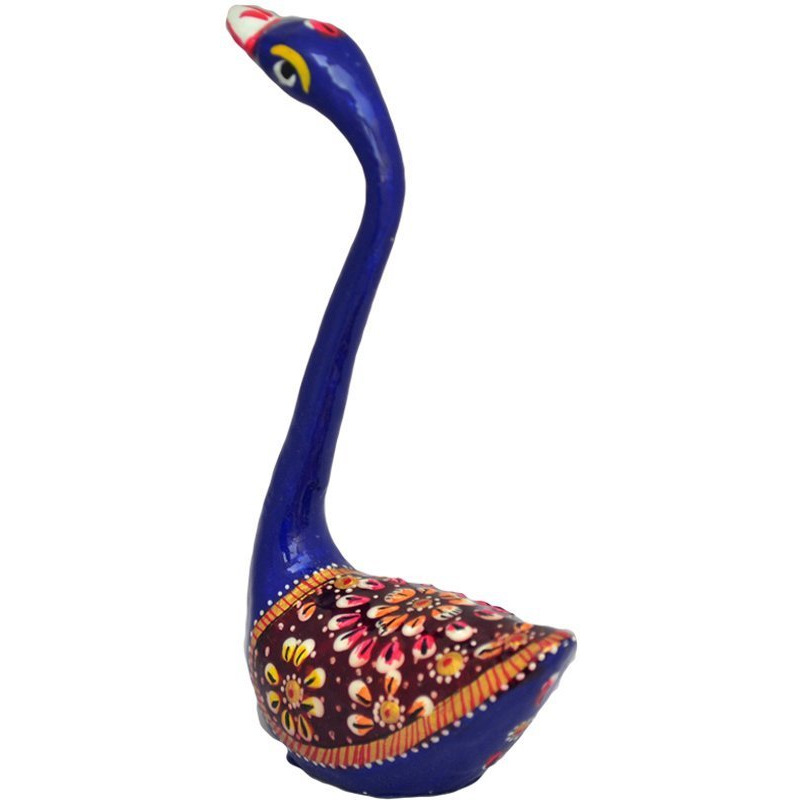 Winmaarc Lucky Sea Swan Unique Metal Work Swan Figurine Good Luck Charm