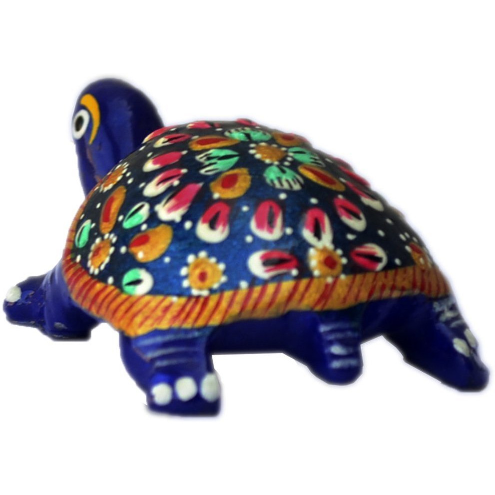 Winmaarc Lucky Sea Turtle Unique Metal Work Turtle Figurine Good Luck Charm 3 Inches