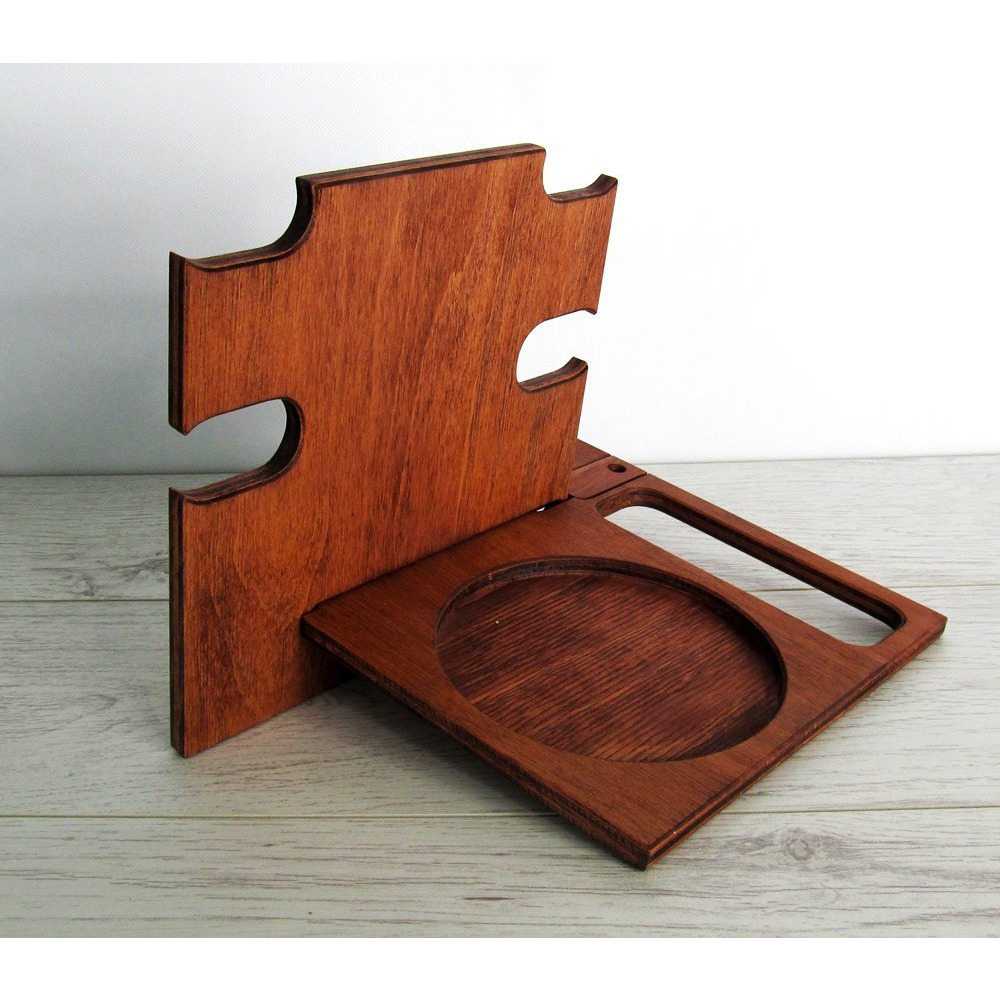 Winmaarc Wooden Mobile Docking Station Charging Station Phone Dock Desk Organizer