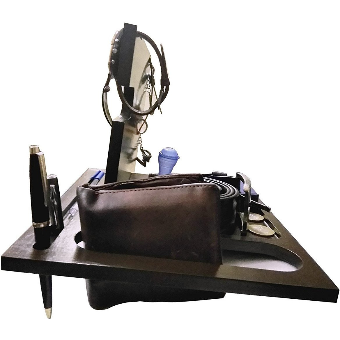 Winmaarc Wooden Mobile Docking Station For All Mobile Models Docking Charging Station Phone Dock Desk Organizer