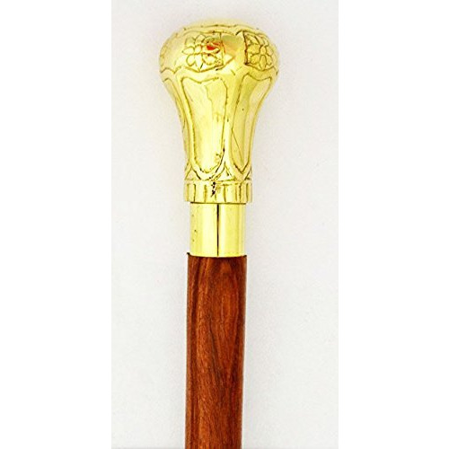 Winmaarc Style Beautiful Wooden Walking Cane Stick Strong Sturdy Wood Walking Stick