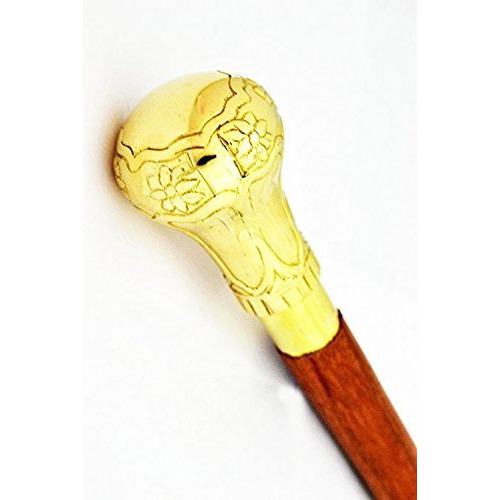 Winmaarc Style Beautiful Wooden Walking Cane Stick Strong Sturdy Wood Walking Stick