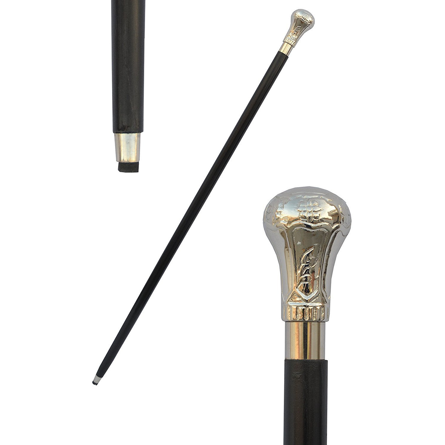 Winmaarc Style Beautiful Wooden Walking Cane Stick Strong Sturdy Wood Walking Stick