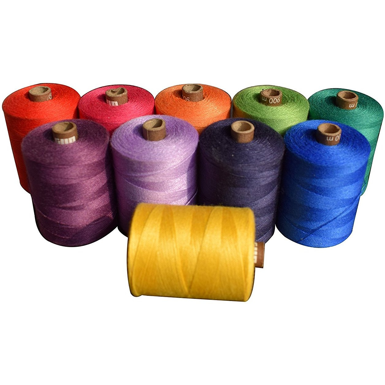 Winmaarc Polyester Thread Sets - 900 Yard Spools Connecting Threads Set of 10