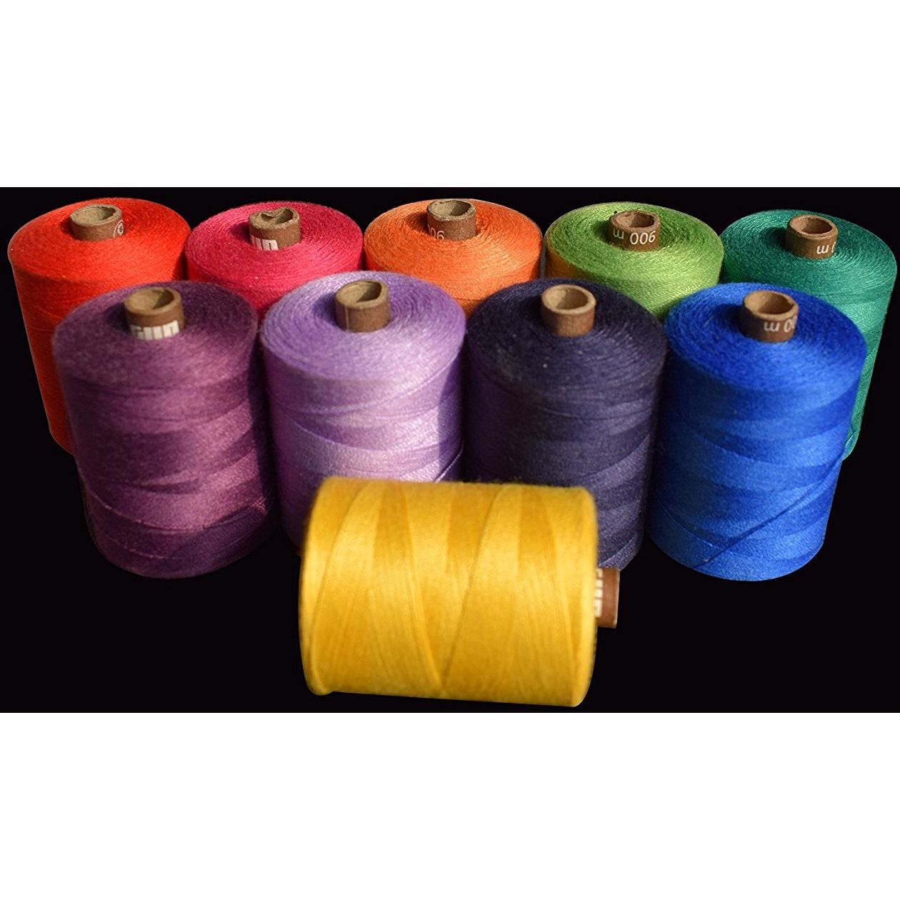 Winmaarc Polyester Thread Sets - 900 Yard Spools Connecting Threads Set of 10