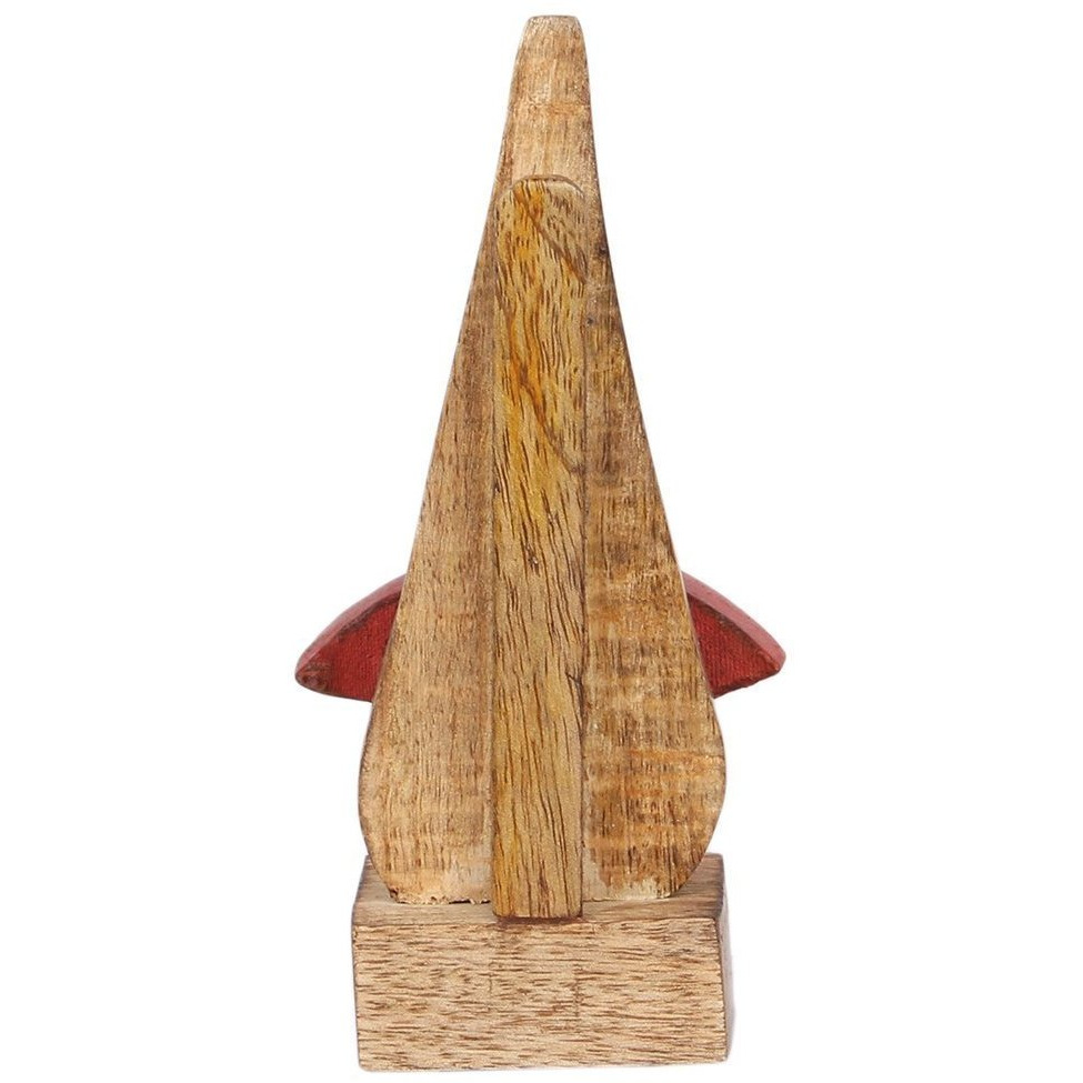 Winmaarc Wooden Handmade Red Lip Shaped Eyeglass Spectacle Holder Display Stand for Girls Women